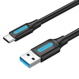 VENTION USB 3.0 A to C cable with durable connectors for fast data transfer