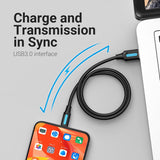 VENTION USB 3.0 A to C cable for fast charging and data transmission with sync capabilities