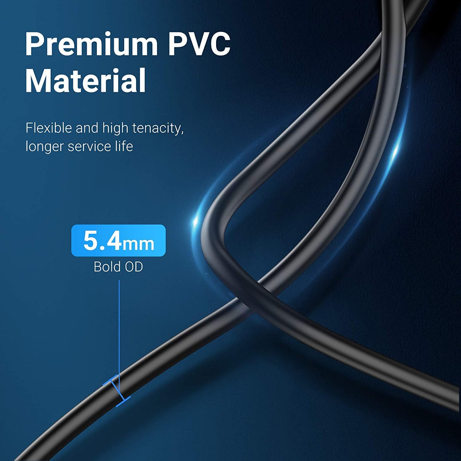 VENTION USB 3.0 extension cable made of premium PVC material for durability and flexibility