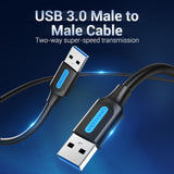 VENTION USB 3.0 Male to Male Cable for Two-Way Super-Speed Data Transmission