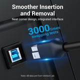 Vention USB 3.0 printer cable with smooth insertion design and integrated interface for easy connectivity
