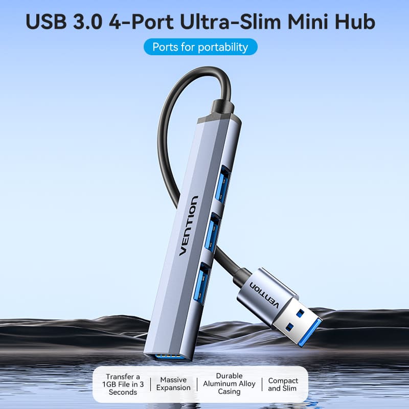 VENTION 4-in-1 USB 3.0 Mini Hub