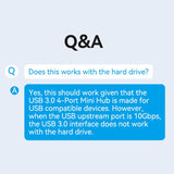 VENTION 4-in-1 USB 3.0 Mini Hub