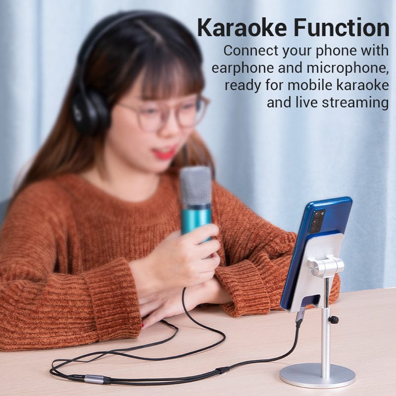 VENTION USB-C Male to Two 3.5mm Female Audio & Mic Jack Splitter Cable