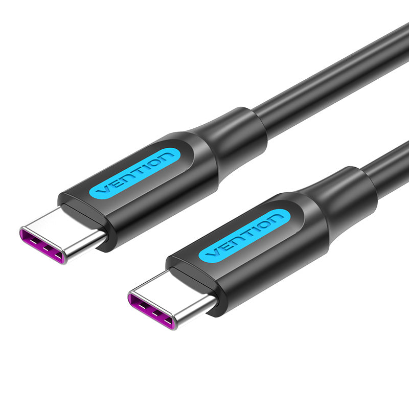 VENTION USB C to C cable 5A fast charging with durable connectors for quick device charging