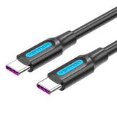 VENTION USB C to C cable 5A fast charging with durable connectors for quick device charging