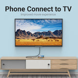 VENTION USB-C to HDMI Converter 0.15M Gray Aluminum Alloy Type