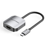 VENTION USB-C to HDMI Converter 0.15M Gray Aluminum Alloy Type