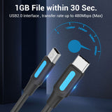 VENTION USB C to Mini-B Cable - High-Quality Data Transfer