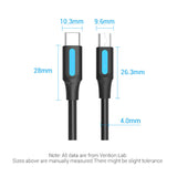 VENTION USB C to Mini-B Cable - High-Quality Data Transfer