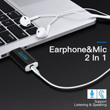 VENTION USB External Sound Card Black Metal Type(OMTP-CTIA)