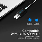 VENTION USB External Sound Card Black Metal Type(OMTP-CTIA)