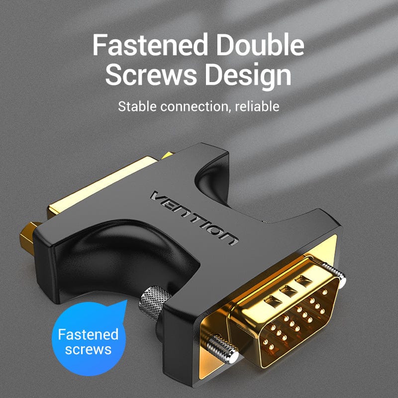 VENTION VGA Male to DVI Female Adapter Black