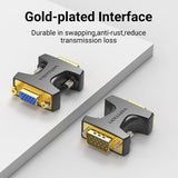 VENTION VGA Male to Female Adapter Black