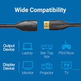 VENTION HDMI Extension Cable with 4K Support and Gold-Plated Connectors