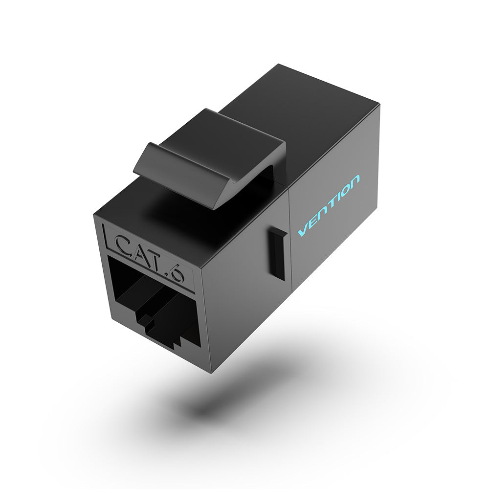 VENTION Cat.6 UTP Keystone Jack Coupler Black