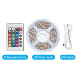 VENTION RGB FPC LED Strip Lights with IR Remote and USB 5V Power Supply 5M White Reel