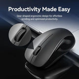 VENTION Wireless Full-Sized Silent Keyboard and Mouse Combo Black Slim Type - US English Layout