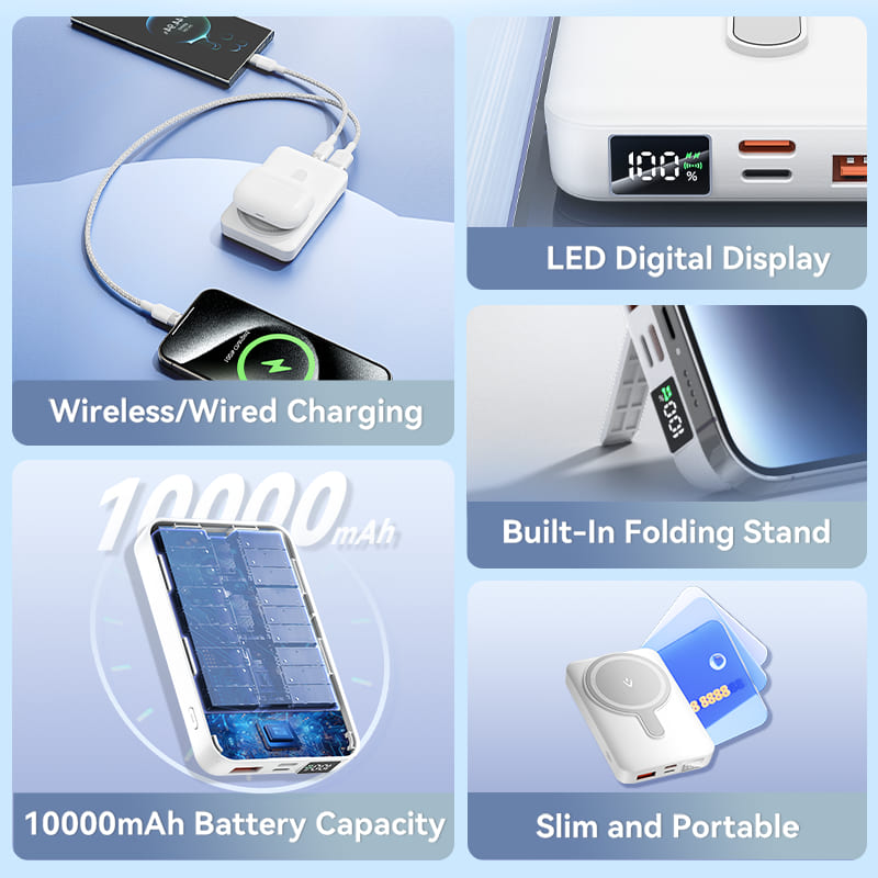 VENTION 10000mAh Magnetic Wireless Power Bank 22.5W