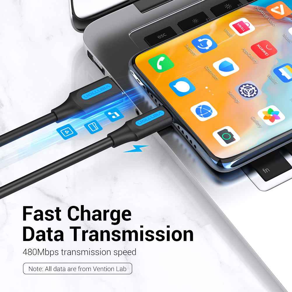 VENTION USB 2.0 Cable A Male to C Male PVC