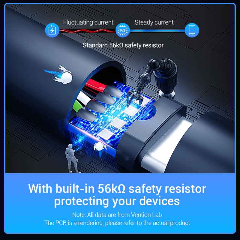 VENTION USB 2.0 A Male to C Male 3A Cable