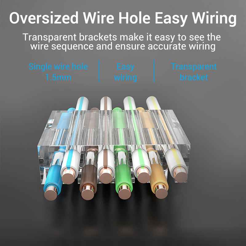 VENTION Cat.7 FTP RJ45 Modular Plug Transparent