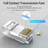 VENTION Cat.6A UTP RJ45 Modular Plug Transparent