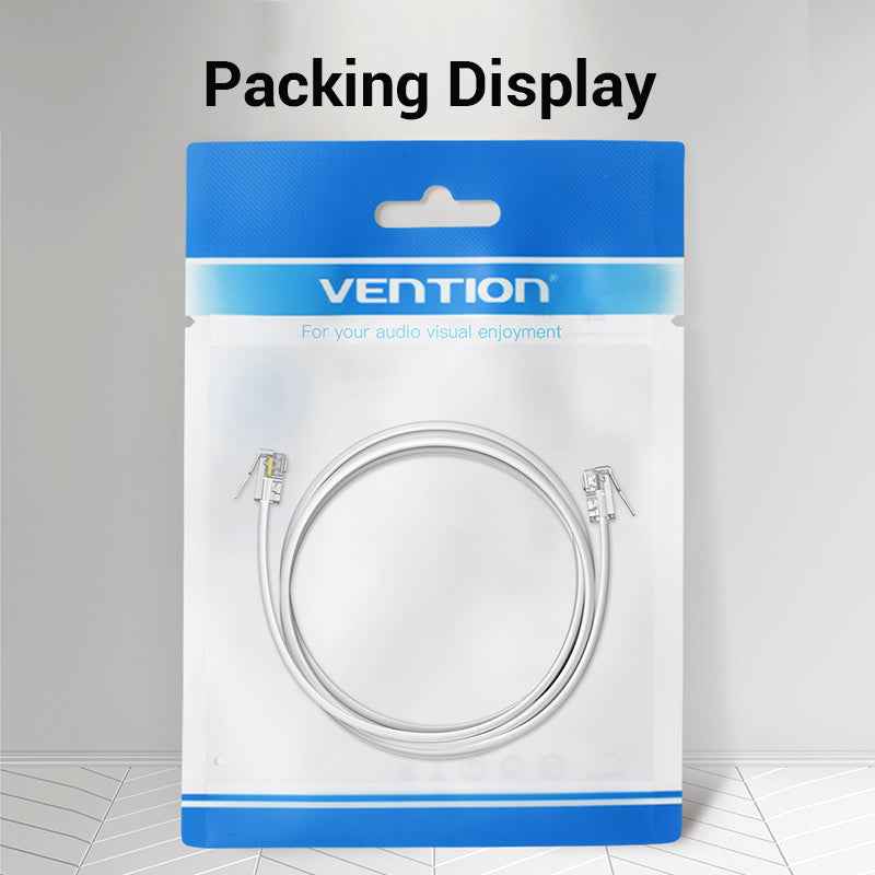 VENTION Flat 6P4C Telephone Patch Cable