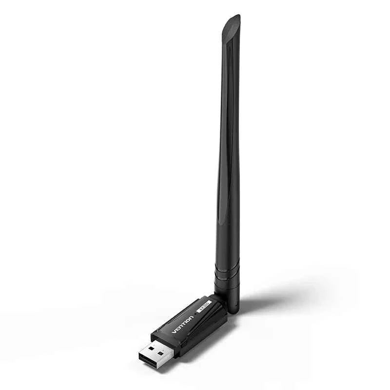VENTION AX300 USB Wi-Fi Adapter – Next-Gen Wi-Fi 6, Single Band 2.4GHz, High Gain Antenna, Plug & Play, Enhanced Security, Stronger Signal & Wider Coverage
