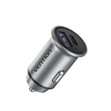 VENTION FFFH0 USB A and C USB Car Charger Quick Charge SCP QC4.0 QC3.0 30W Type C PD Car Fast Charging for Xiaomi Huawei iPhone PD Charger