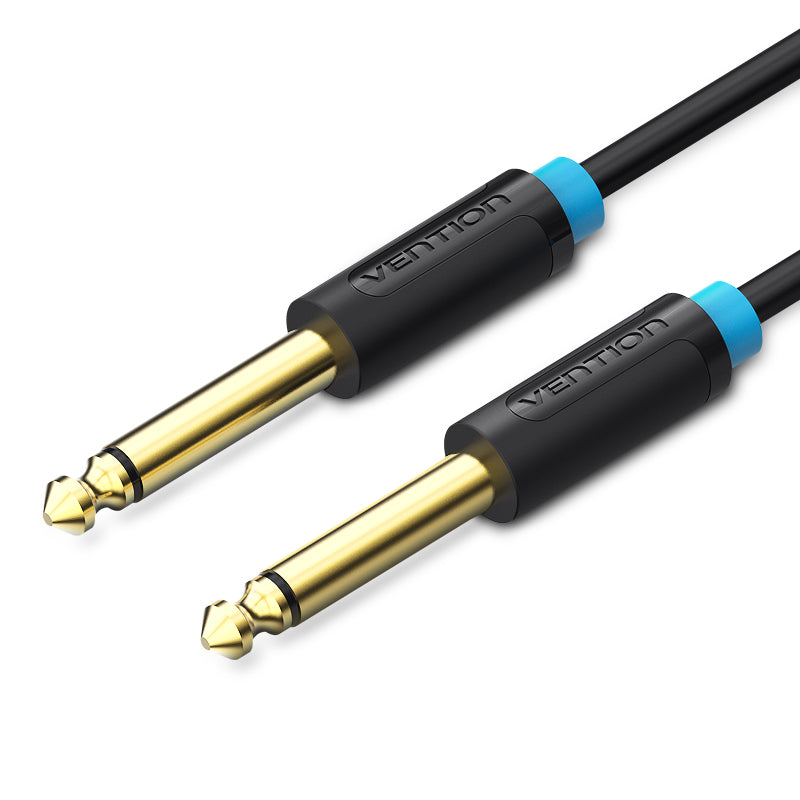 VENTION 6.5mm audio cable with gold-plated connectors for high-quality sound transmission