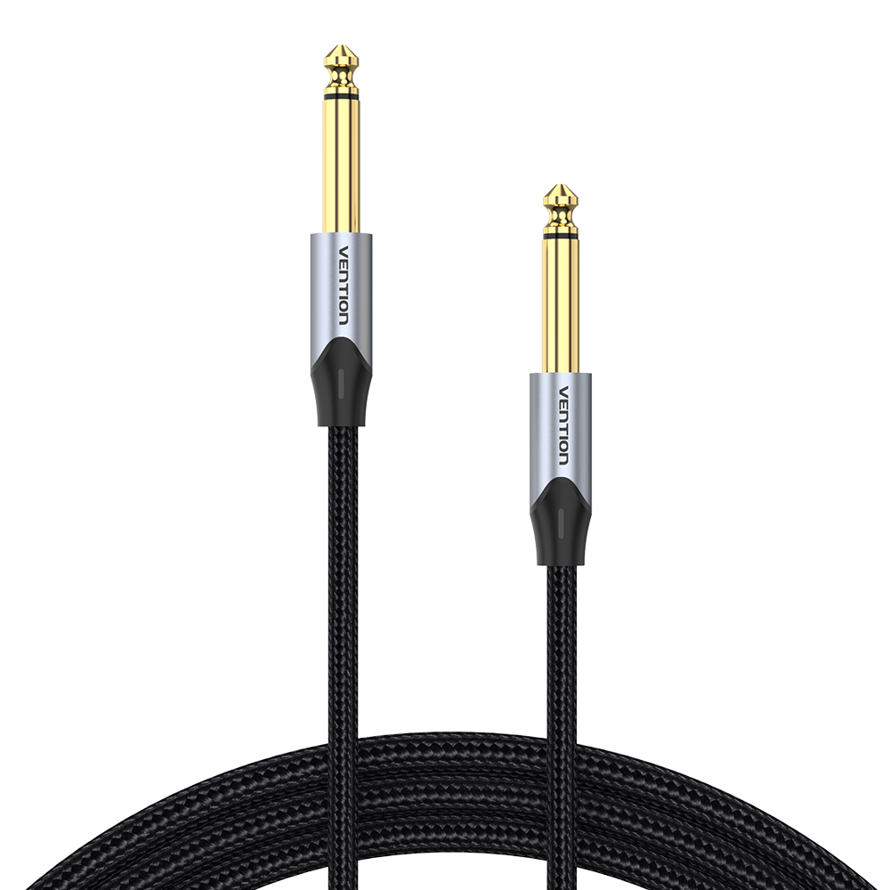 VENTION 6.5mm audio cable with durable connectors and braided design for enhanced signal quality