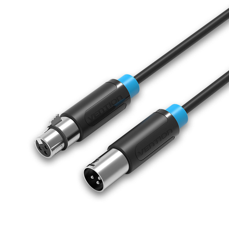 VENTION XLR audio extension cable with durable connectors for easy audio setup